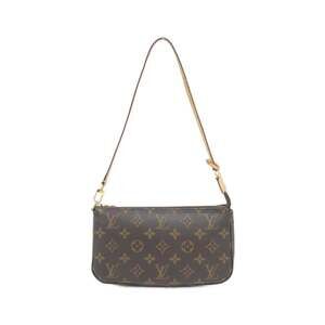 LOUIS VUITTON Brown Monogram Pochette Mini Bag